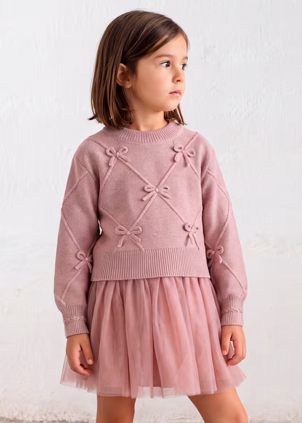 Mayoral Girls Dress    4927-39   Cuarzo Vig