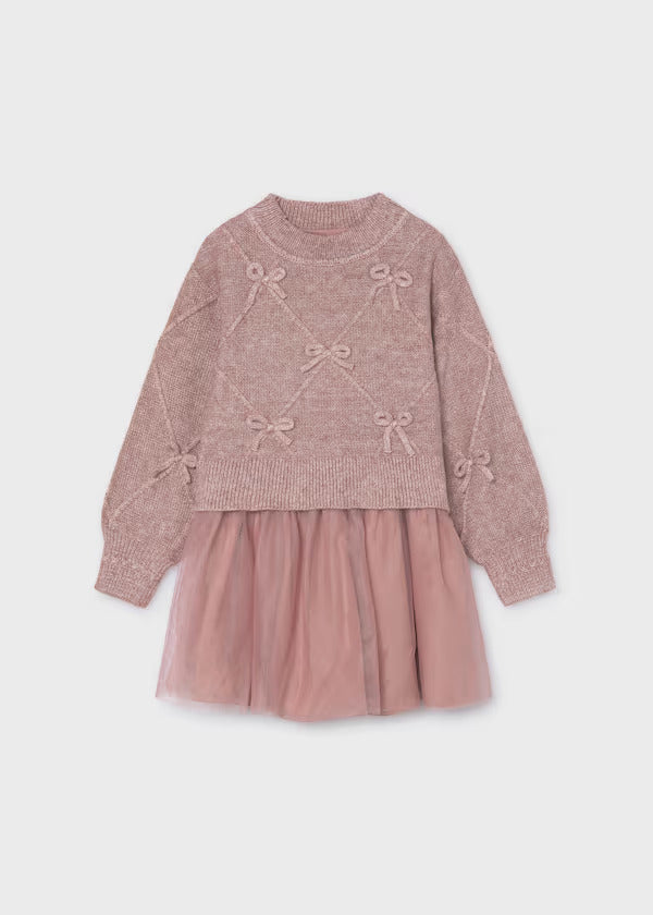 Mayoral Girls Dress    4927-39   Cuarzo Vig