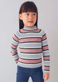 Mayoral Girls Ribbed Turtleneck   4001-43   Plata v-ma