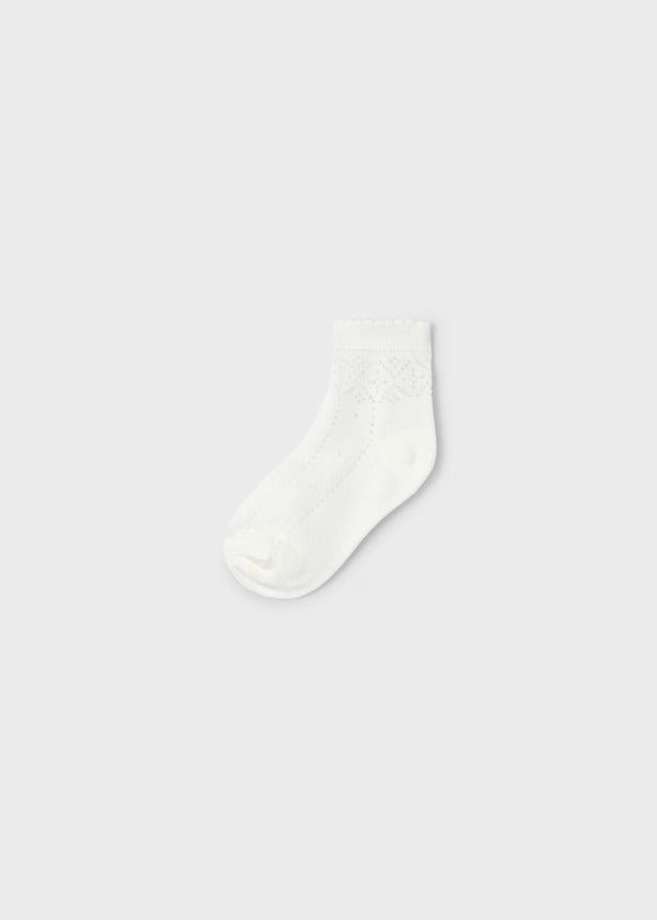 Mayoral Girls Dress Sock   10913-91   Crudo
