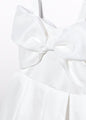 Abel & Lula Girls Organza Bow Dress   5031-50   Nata*