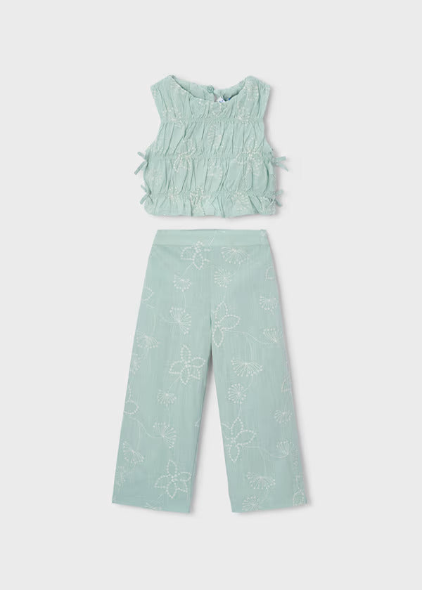 Mayoral Girls Pant Set     3592-78   Lago