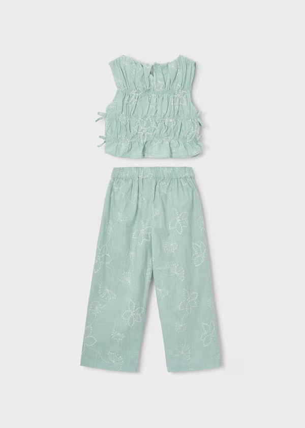 Mayoral Girls Pant Set     3592-78   Lago