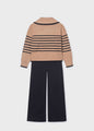 Mayoral Girls Long Knit Trousers Set   7583-15   Black