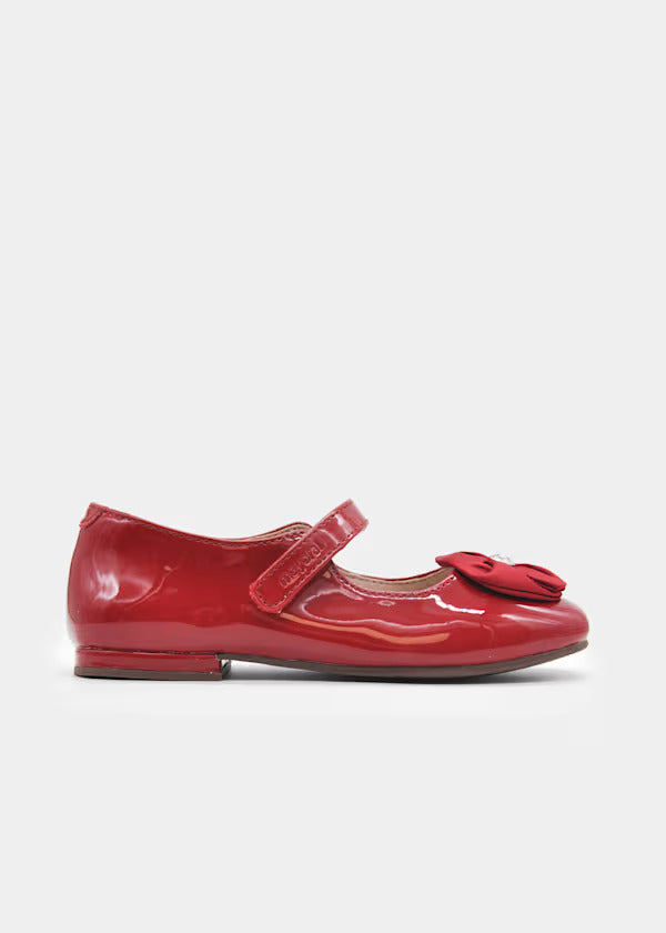 Mayoral Girls Red Patent Mary Jane   44670-69   Rojo
