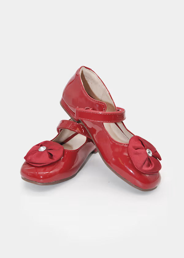 Mayoral Girls Red Patent Mary Jane   44670-69   Rojo