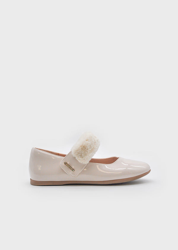 Mayoral Girls Patent Leather Mary Jane   44.550-10   Crudo