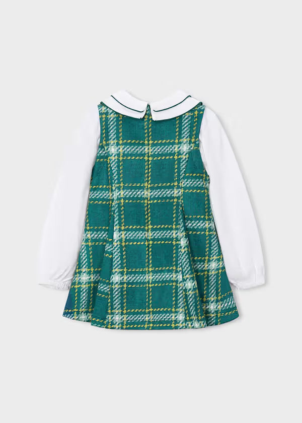 Mayoral Girls Plaid 2 Pce. Jumper Set   4925-89   Nenufar