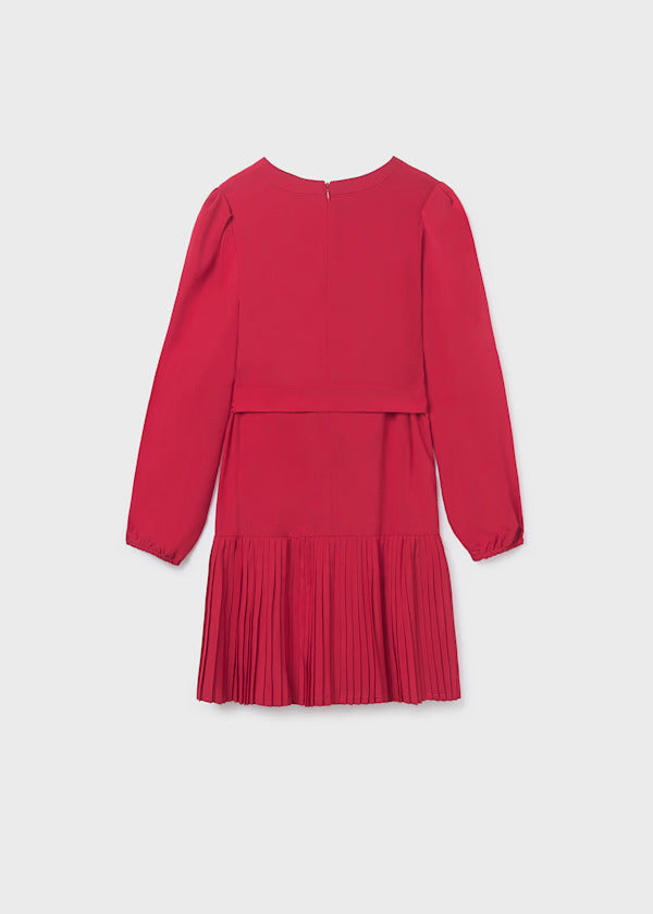 Mayoral Girls Dress   7908-51   Rojo **