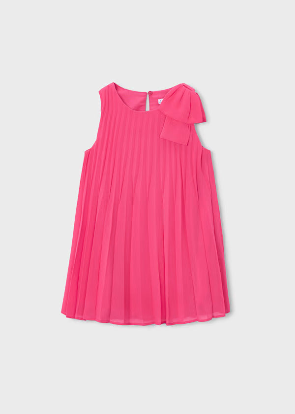 Mayoral Girls Pleated Dress   3920-87   Clavel