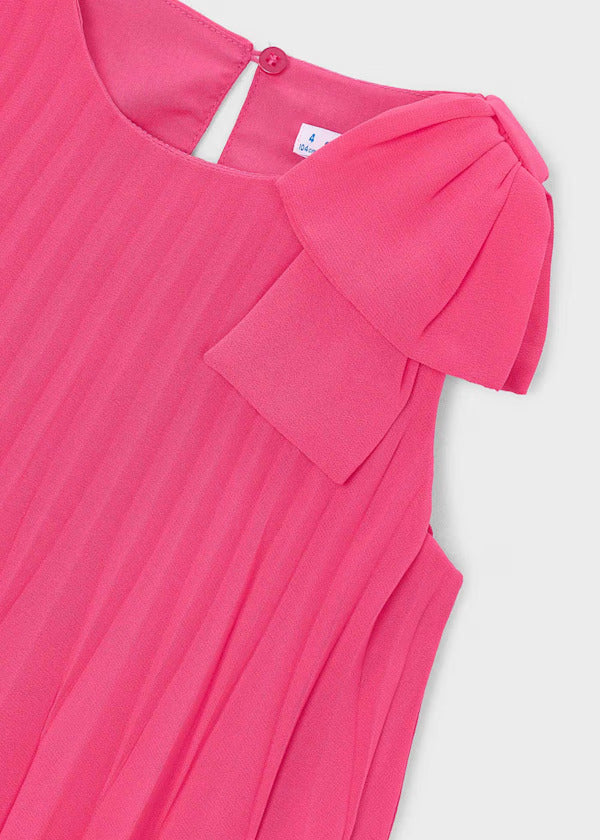Mayoral Girls Pleated Dress   3920-87   Clavel
