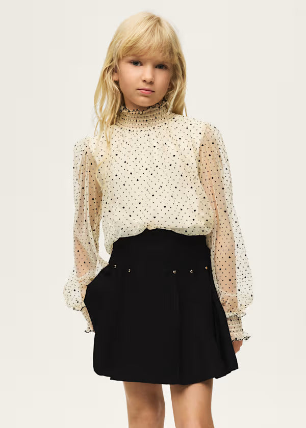 Mayoral Girls Fancy Skirt Set   7946-6   Black