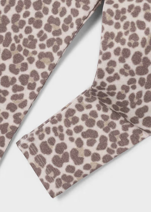 Mayoral Girls Printed Legging   4701-72   Castana