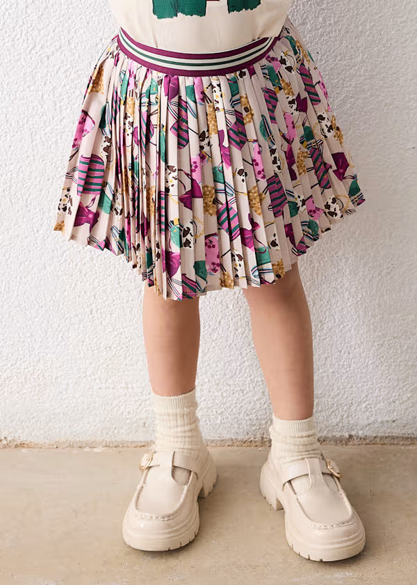 Mayoral Girls Pleated Skirt   4903-82   Botella