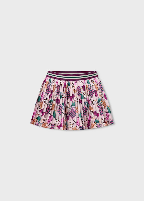 Mayoral Girls Pleated Skirt   4903-82   Botella