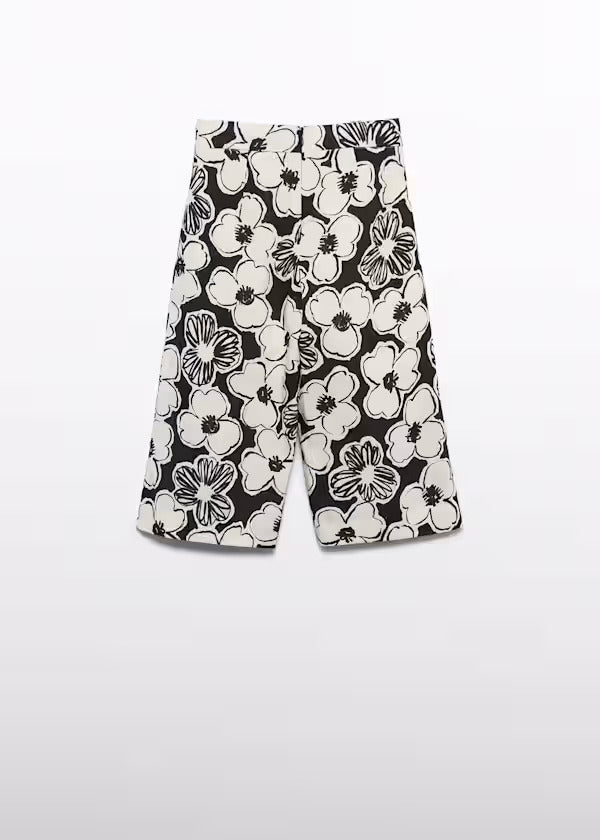 Abel & Lula Girls Patterned Pant   5280-1   Black