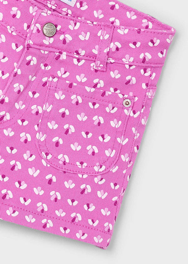 Mayoral Girls Patterned Short   3204-40   Orquidea **