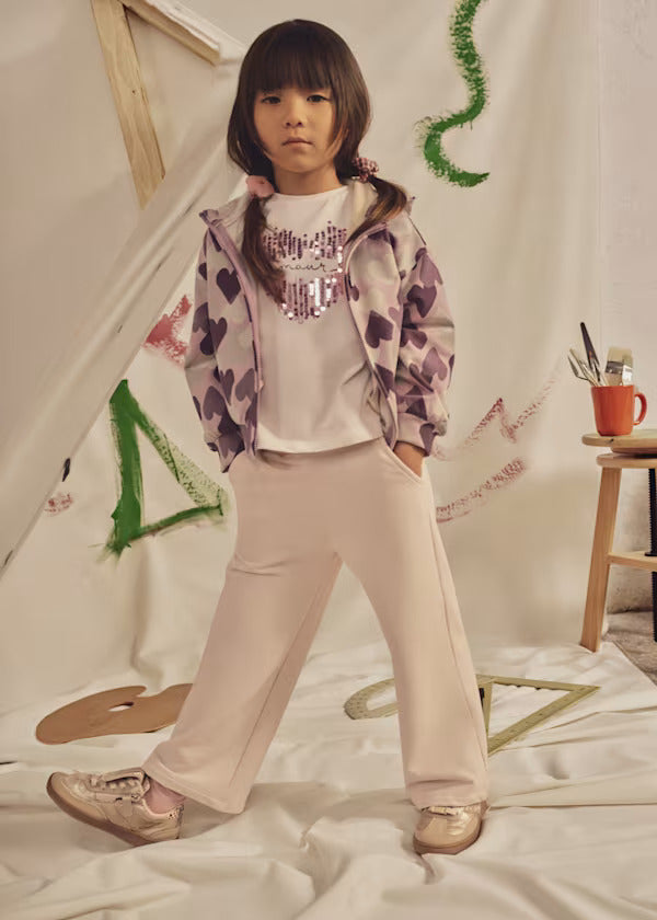 Mayoral Girls Tracksuit 3 Pce Set   4813-64   Violetta
