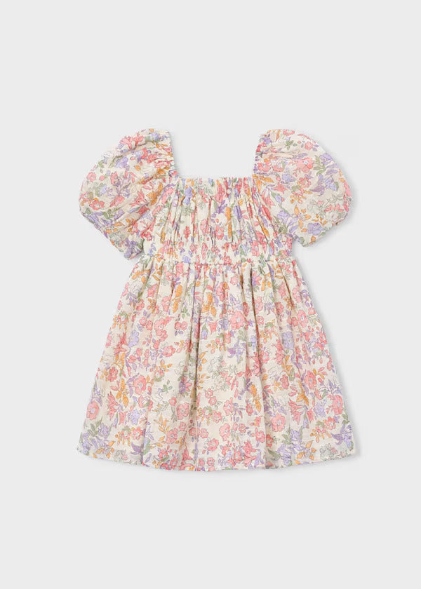 Mayoral Girls Floral Print Dress  3928-21   Blossom