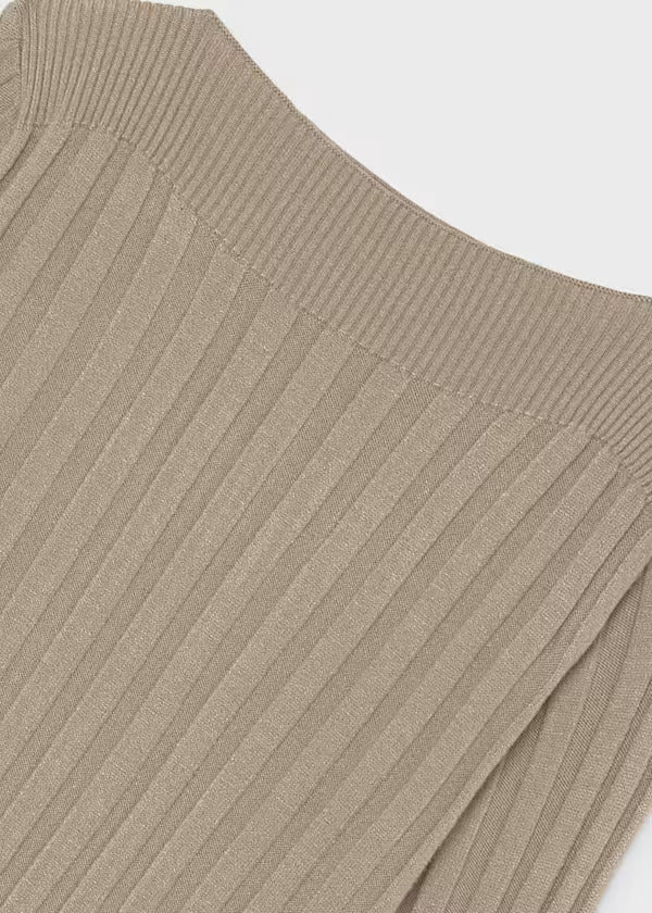 Mayoral Girls Ribbed Knit Top   7066-76   Raiz Esp