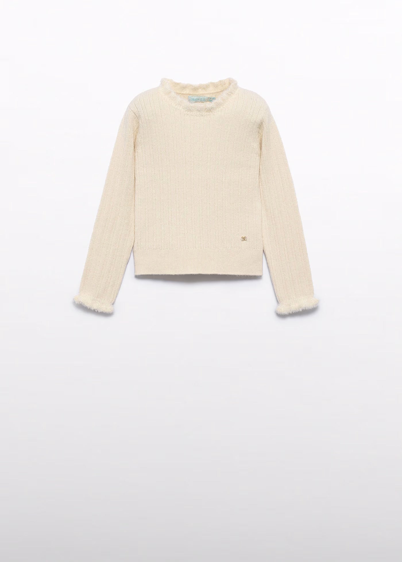 Abel & Lula Girls Knit Turtleneck   5835-86   Almendra