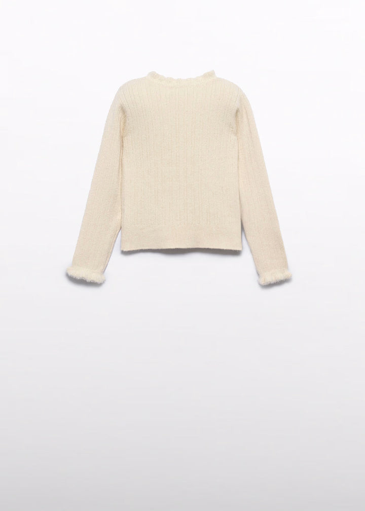 Abel & Lula Girls Knit Turtleneck   5835-86   Almendra