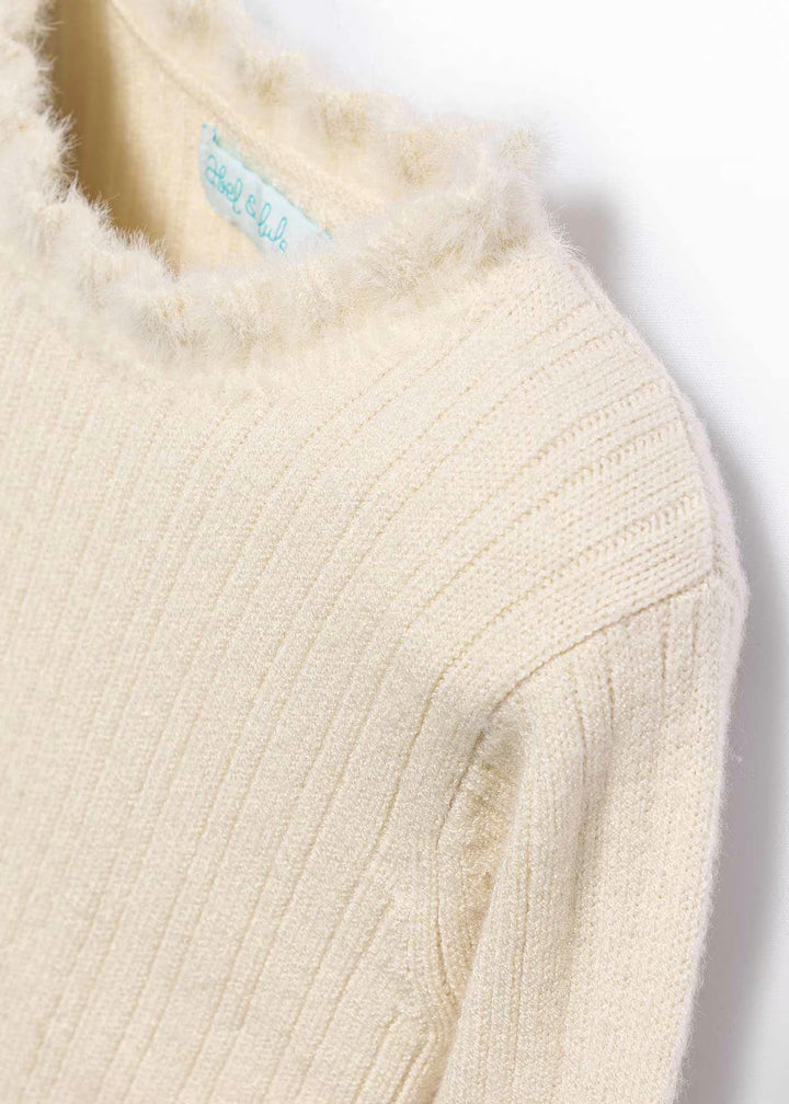 Abel & Lula Girls Knit Turtleneck   5835-86   Almendra
