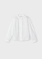 Mayoral Girls Dressy Blouse  4105-32  Blanco *