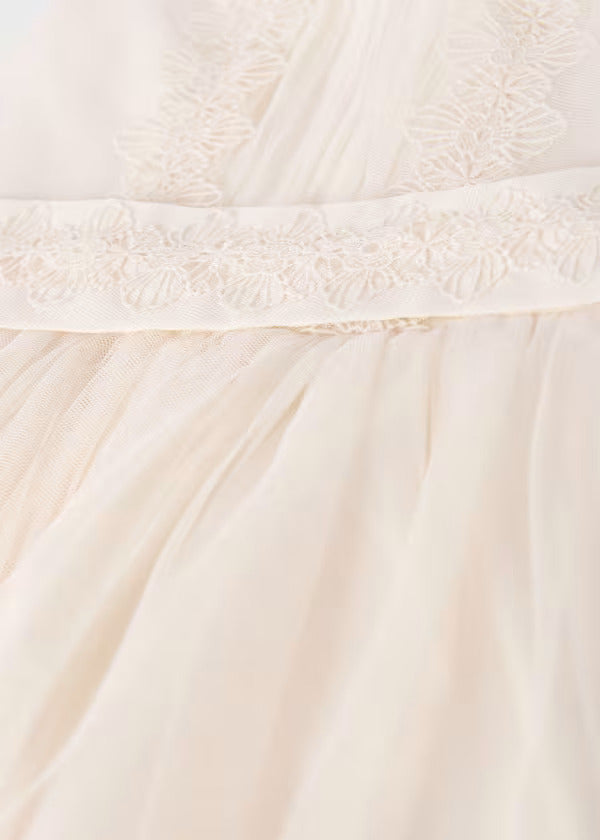 Abel & Lula Girls Tulle Dress  5045-2  Crudo *