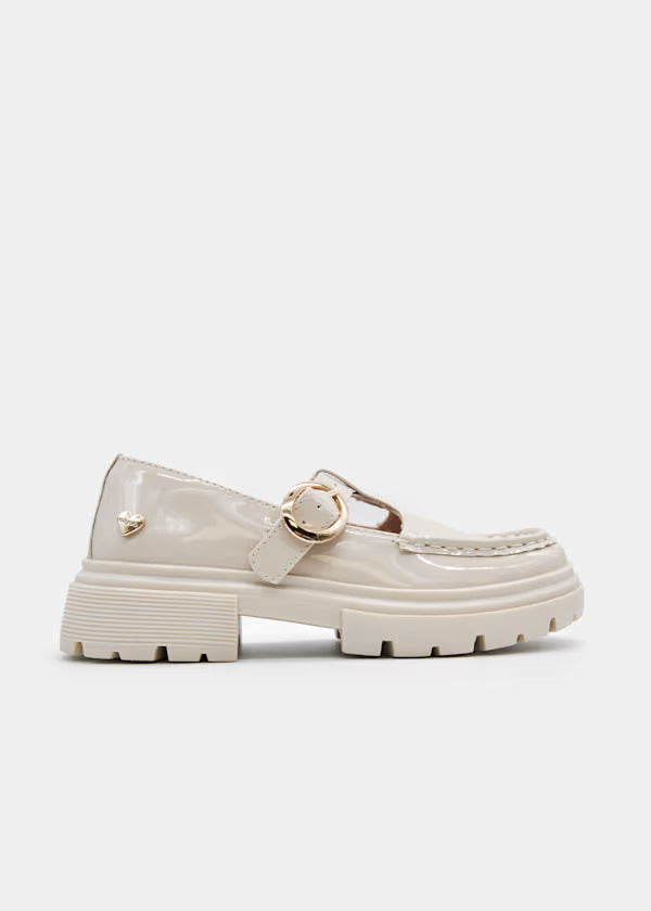 Mayoral Girls Mary Jane With Tee Strap    44671-49   Crudo