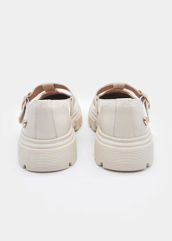 Mayoral Girls Mary Jane With Tee Strap    44671-49   Crudo