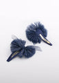 Abel & Lula Girls Set of 2 Glitter Hair Clip   5968-64   Navy