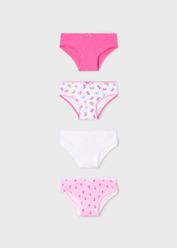 Mayoral Girl Knickers Set of 4   10901-40   Camelia