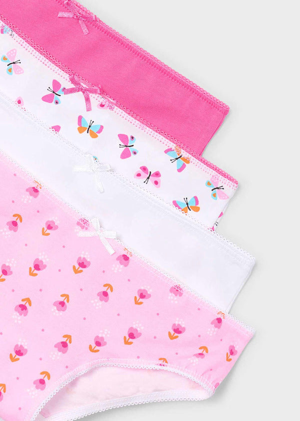 Mayoral Girl Knickers Set of 4   10901-40   Camelia