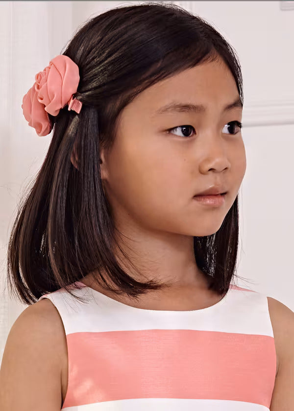 Abel & Lula Chiffon Hair Clip Set of 2  5411-15  Salmon *