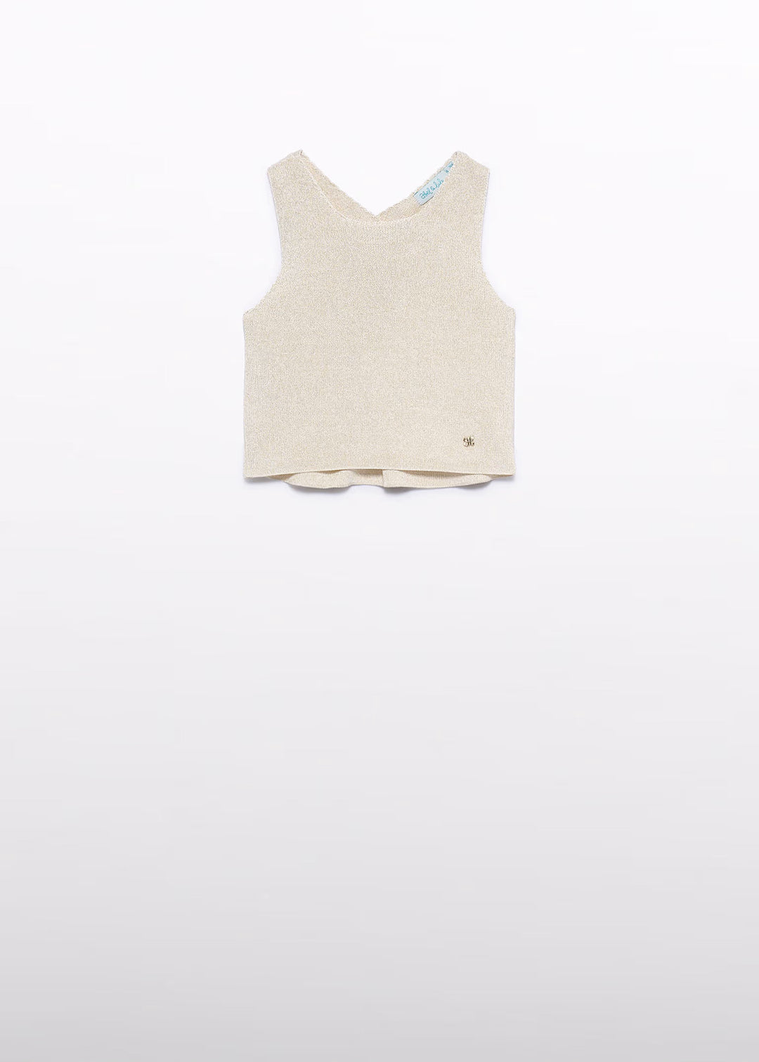 Abel & Lula Girls Shimmer Knit Top   5166-2   Champagne