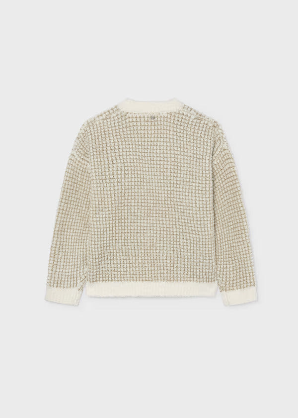 Mayoral Girls Knit Sweater    7341-20   Crema