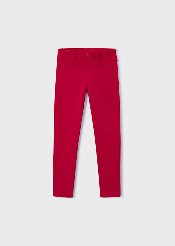 Mayoral Girls Fleece Trousers  511-43   Rojo