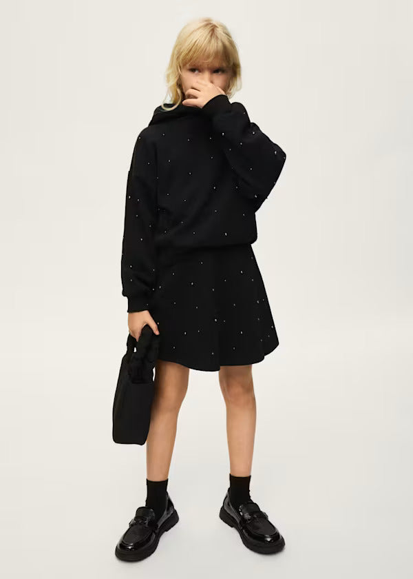 Mayoral Girls Skirt Set   7943-27   Black