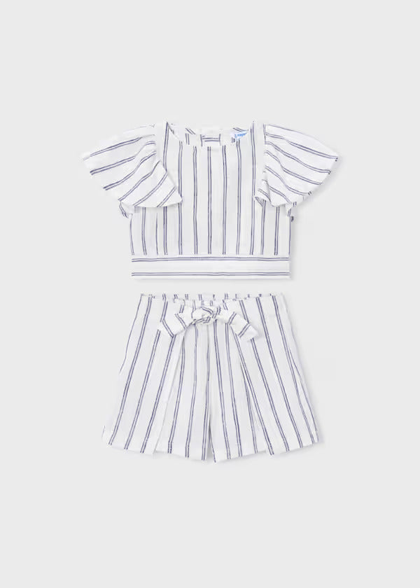 Mayoral Girls Skirt Set   3949-25   Porcelana