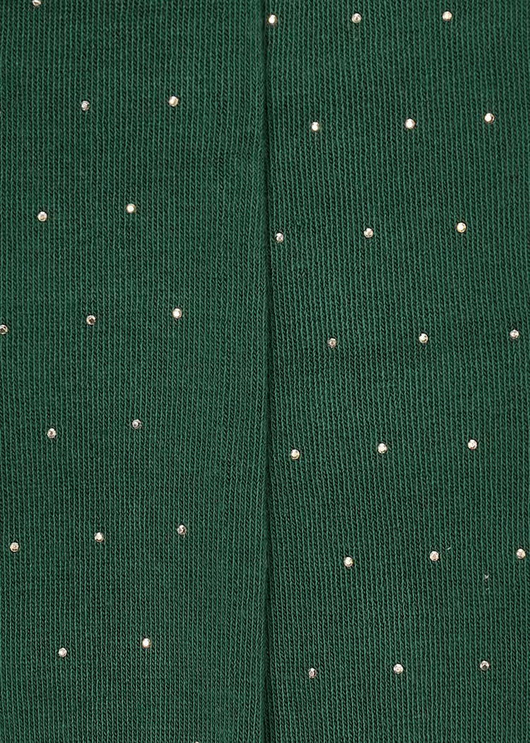 Mayoral Girls Studded Tights  10281-41  Botella (Green)