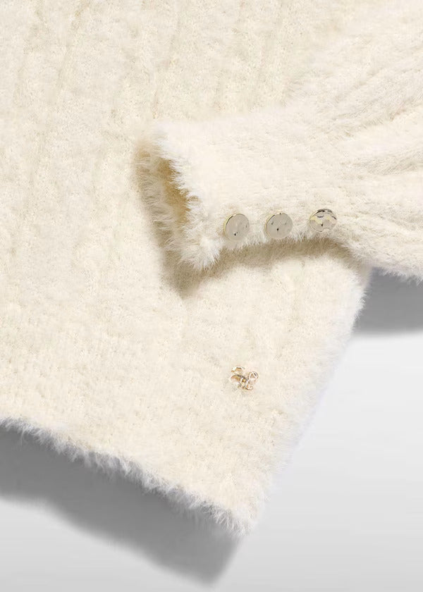 Abel & Lula Girls Knit Sweater    5879-15   Mazapan