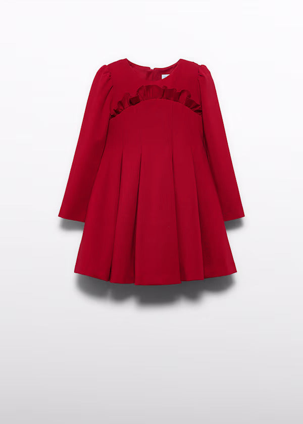 Abel & Lula Girls Dress   5529-2   Rojo