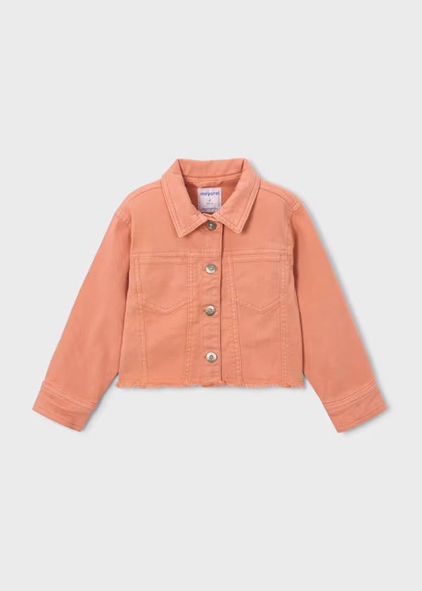 Mayoral Girls Twill Jacket   3455-31   Melocoton