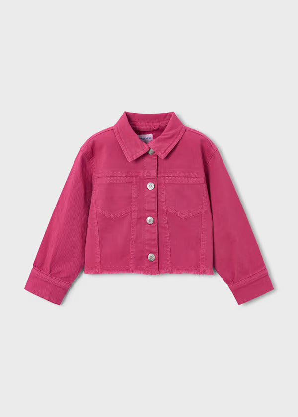 Mayoral Girls Twill Jacket   3455-29   Petalo