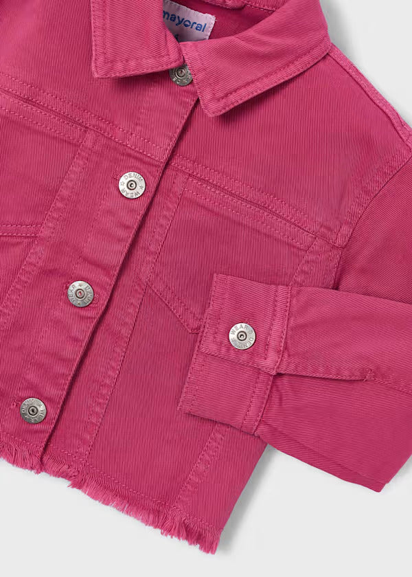 Mayoral Girls Twill Jacket   3455-29   Petalo