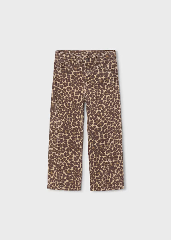 Mayoral girls Twill Trousers   4519-50   Castana