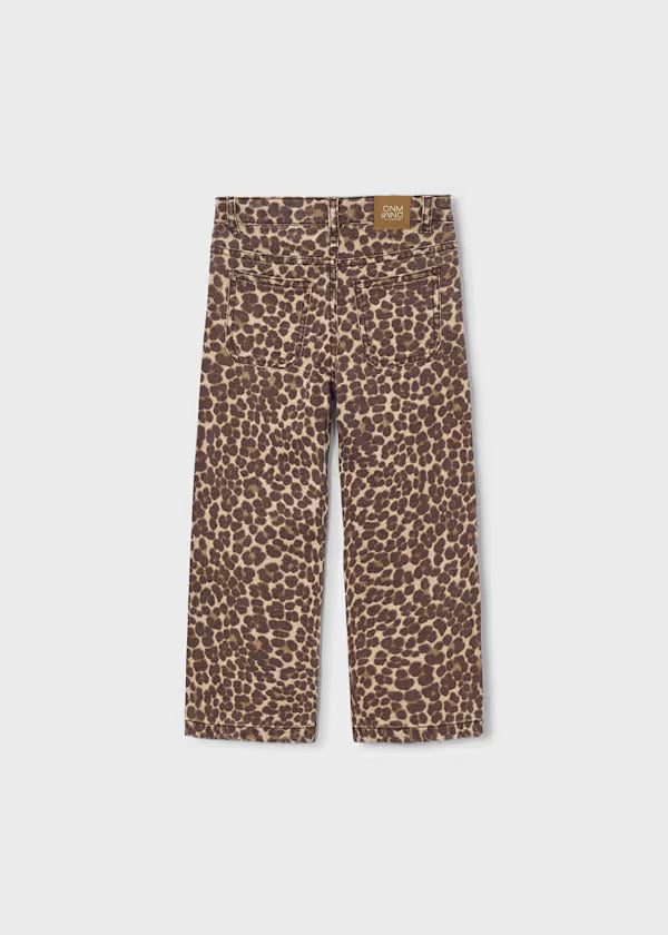 Mayoral girls Twill Trousers   4519-50   Castana