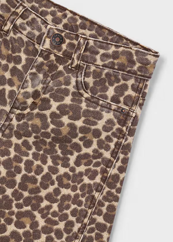 Mayoral girls Twill Trousers   4519-50   Castana