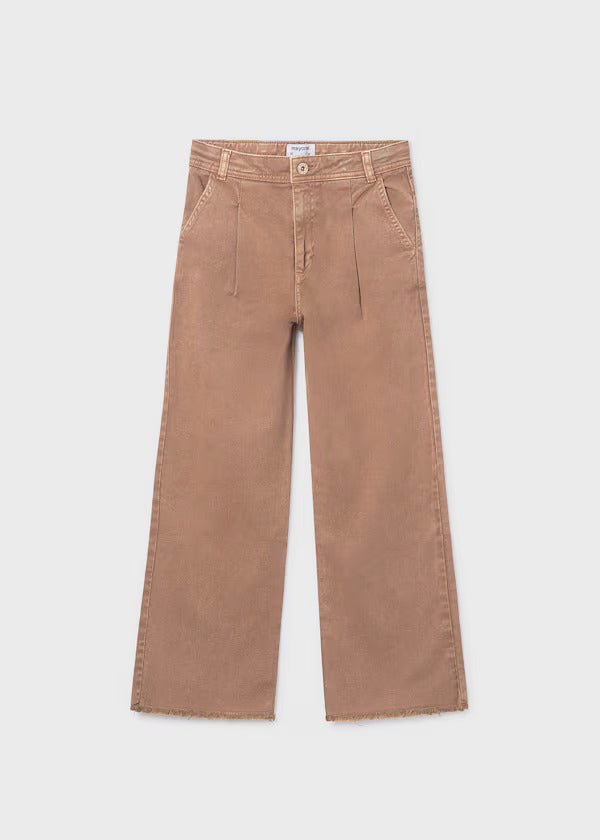 Mayoral Girls Twill Trousers   6549-11   Arcilla